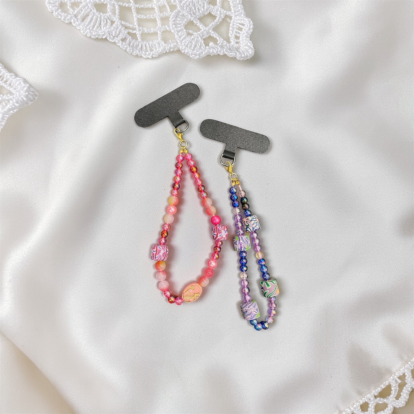 Beaded Phone Wristlets