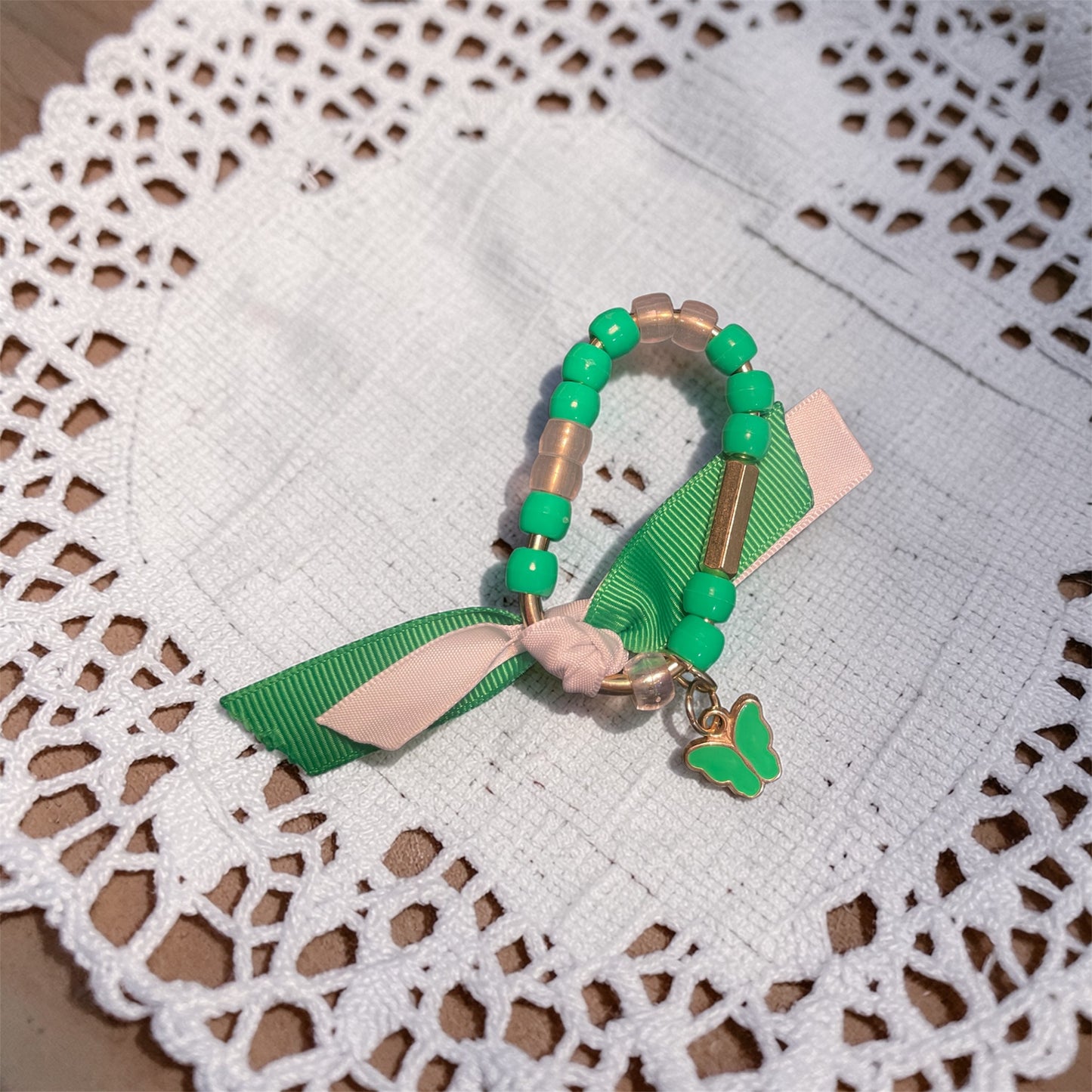 Handmade Carabiner Keychain / Bag Charm